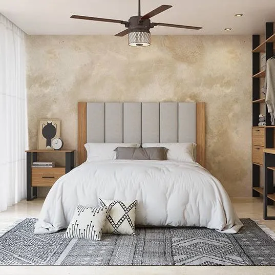 Respaldo de cama Lorena 175CM - Lino en Gris - Respaldos de cama, Uruguay | Balton