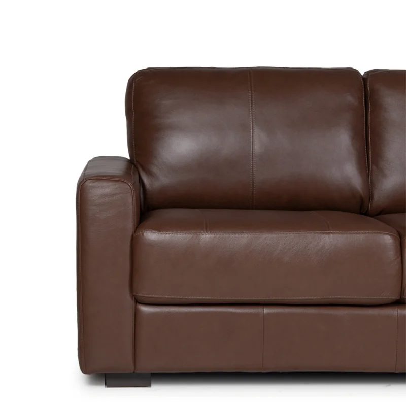 Rinconera Como - Cuero Básico - 2 + Chaise derecho - New Brown en Beige - Sillones y sofás, Uruguay | NYR, vista 3