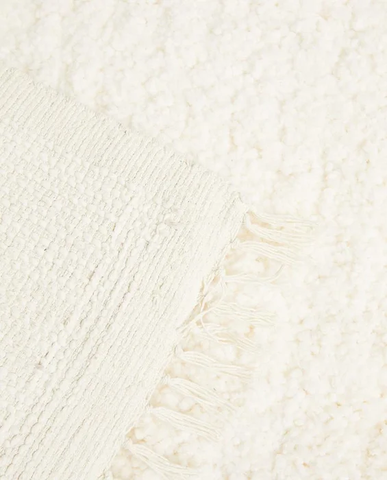 ALFOMBRA RECTANGULAR ALGODÓN TEXTURA en Blanco - Alfombras, Uruguay | Zara Home, vista 6