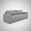 Sofa 3 cuerpos tela tramada gris con puntos negros y crudos. en Gris - Sillones y sofás, Uruguay | Champagne Home, vista 2 de 5
