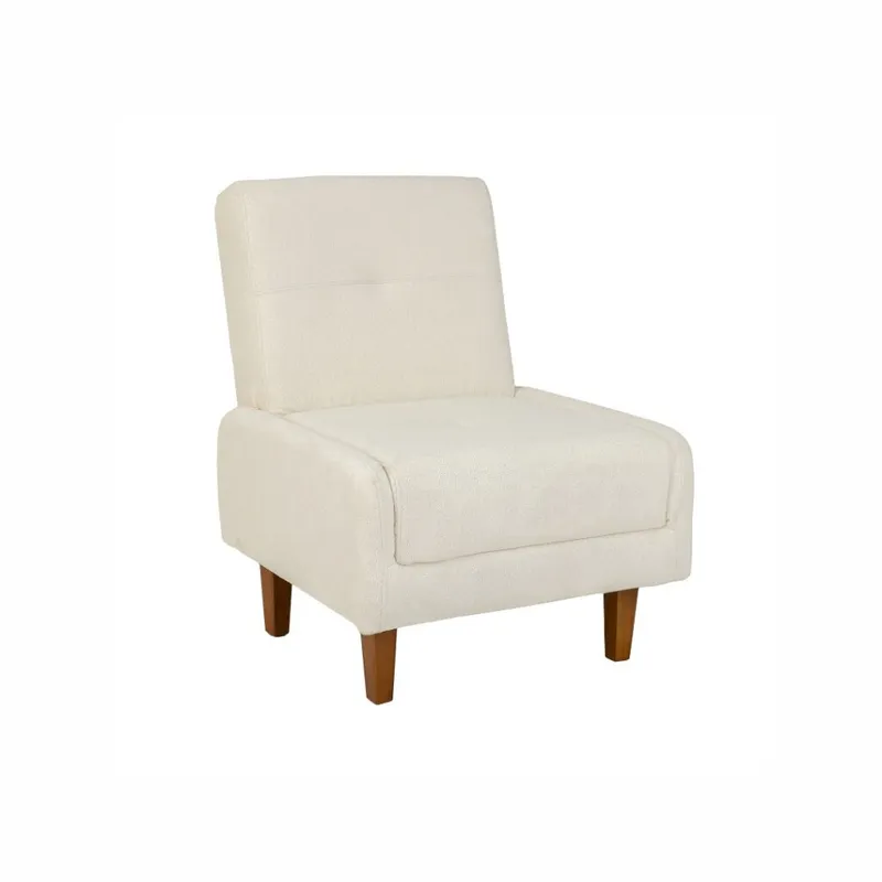 Sofa Sillon Poltrona 1 Cuerpo Bianca - Beige en Beige - Butacas, banquetas y puffs, Uruguay | Rústico Hogar
