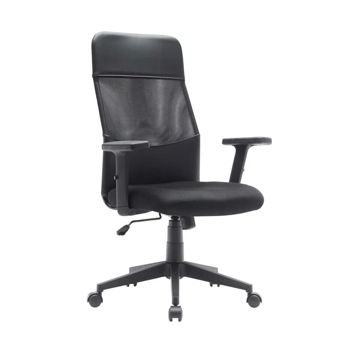 Asiento De Oficina Malla Negro D217 en Negro - Escritorios y sillas de escritorio, Uruguay | Divino, vista 2