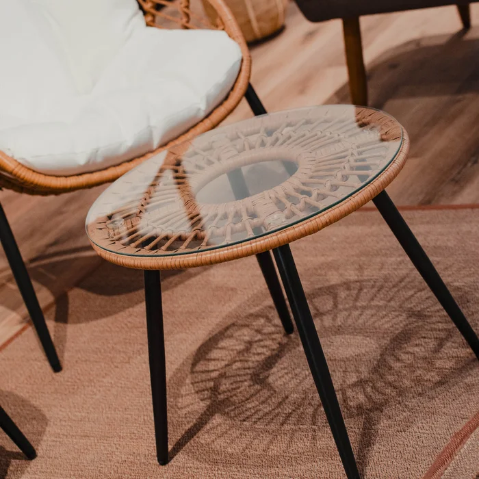 Juego Muebles De Jardin Miami - Blanco en Blanco - Muebles para el exterior, Uruguay | Ecowood, vista 5