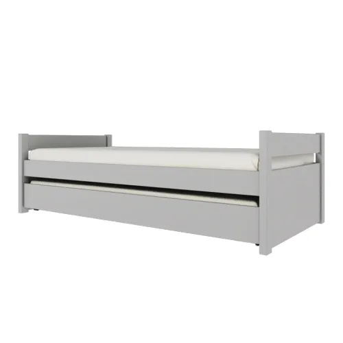 Cama Marinera 1 plaza - Nois - Madera Maciza - Gris en Gris - Dormitorio, Uruguay | Ecowood