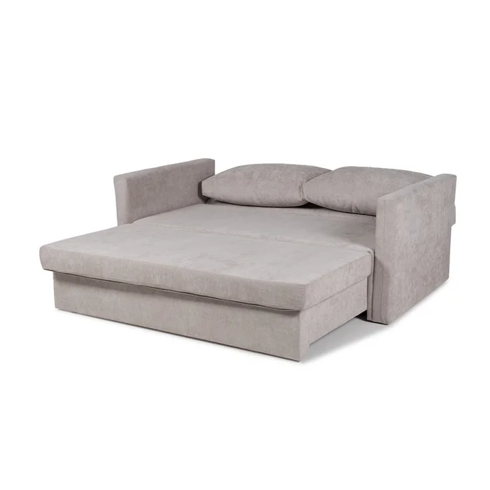 Sofá Cama Poliana - Tela Microfibra - Cora 06-151 (Tostado) en Gris - Sillones y sofás, Uruguay | NYR, vista 2