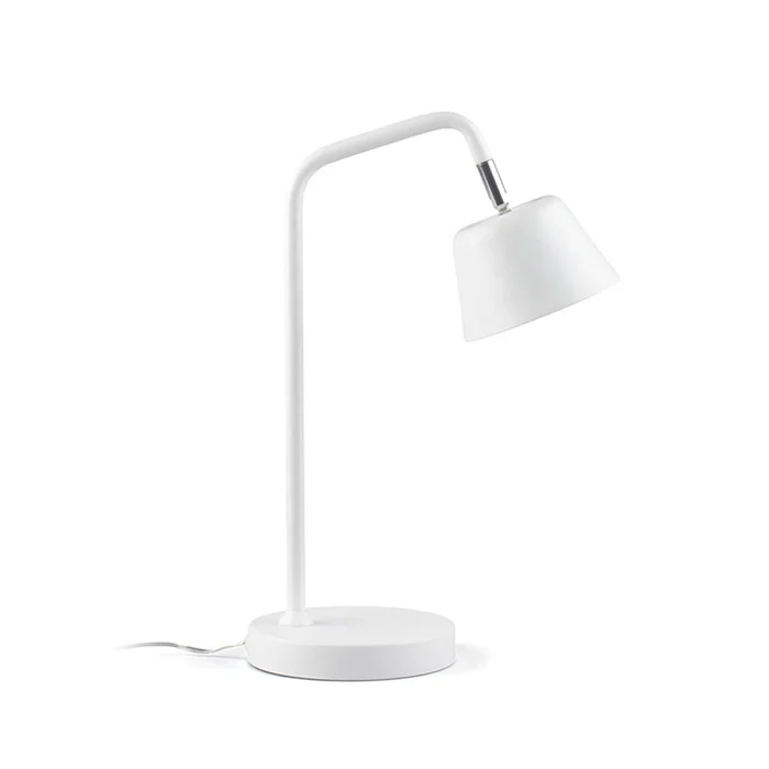Lámpara de Mesa Lisbon Blanco en Blanco - Lámparas de mesa, Uruguay | Serlux
