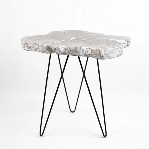 Mesa Lateral Liberté White Wash - Color Unico en Multicolor - Sillones y sofás, Uruguay | Indian