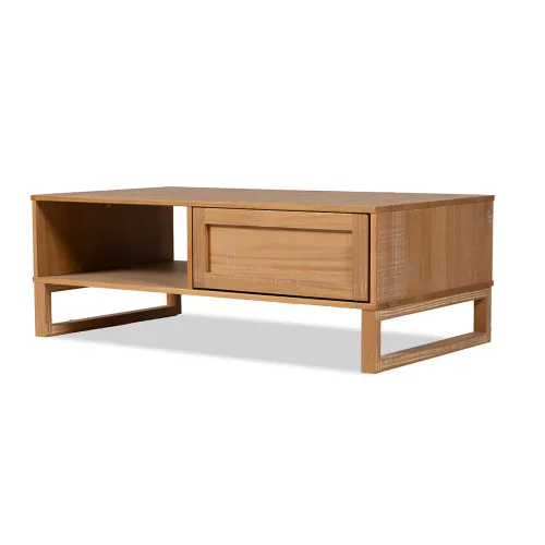 Mesa de centro Magna - Vintage Miel en Marrón - Mesas de living, Uruguay | NYR