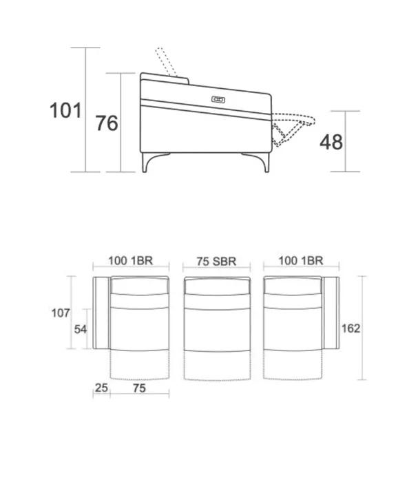SOFA CORINA ELÉCTRICO LA PAZ CAMEL en Marrón - Sillones y sofás, Uruguay | Más Infinito Casa, vista 4