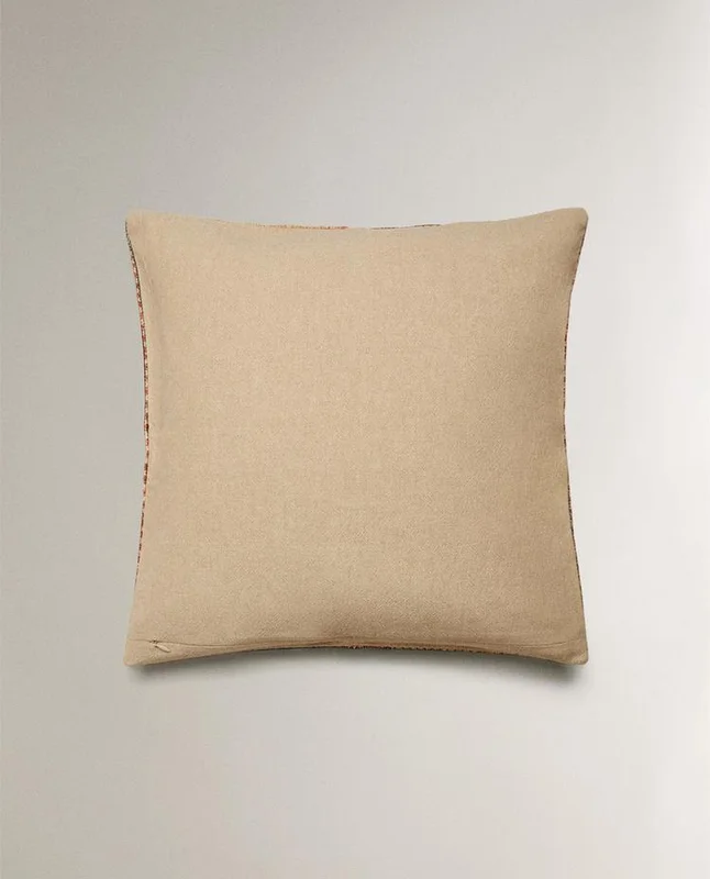 FUNDA COJÍN DETALLE FLORAL en Marrón - Textiles, Uruguay | Zara Home, vista 4