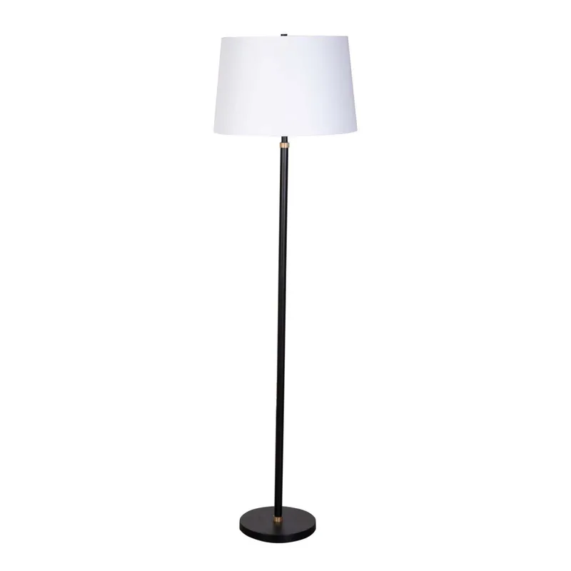 Lámapra De Pie Metal Negro Ml2346879 en Negro - Lámparas de pie, Uruguay | Divino