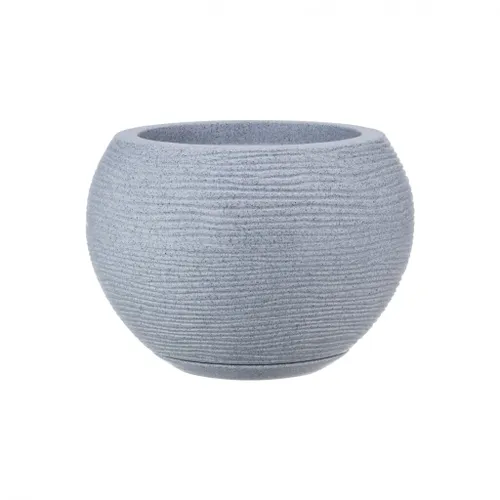 MACETA 17X19CM FLORENCA SISAL EFECTO PIEDRA GRIS en Gris - Macetas, Uruguay | Decohogar