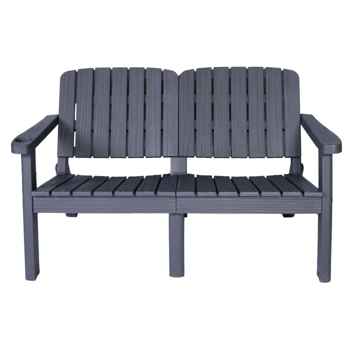 Set De Living Exterior Polipropileno Gris Malaga en Gris - Muebles para el exterior, Uruguay | Divino, vista 4