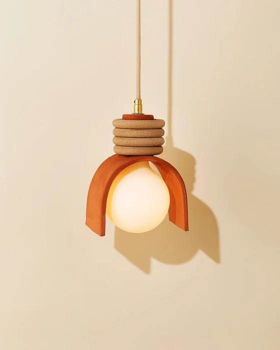 LUMINARIA KENZO ORANGE en Terracota - Lámparas colgantes, Uruguay | Berlina Store, vista 2