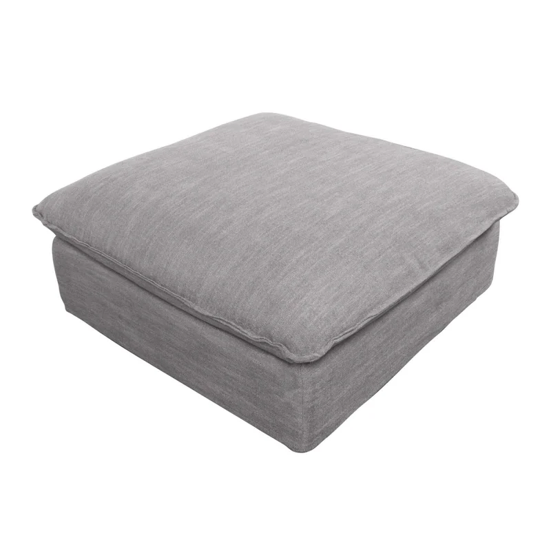 Puff Tela-premium Gris Bahamas en Gris - Sillones y sofás, Uruguay | Divino, vista 7