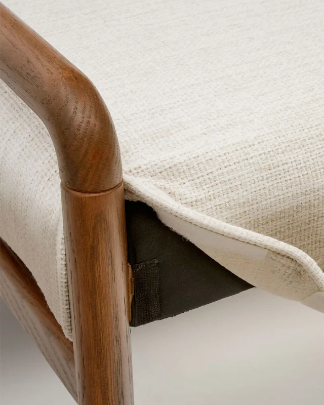 Banco desenfundable Macaret - de madera maciza de roble acabado nogal 120 cm FSC Mix Credit. en Marrón - Butacas, banquetas y puffs, Uruguay | Kavehome, vista 6