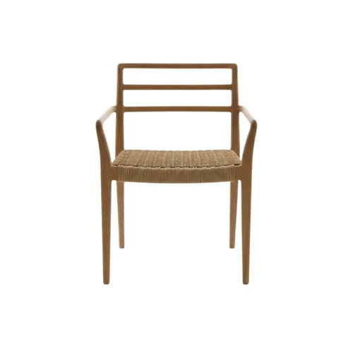 SILLA KUBO C/BRAZOS TEKA GREY  en Madera natural - Sillas, Uruguay | Masinfinito Casa