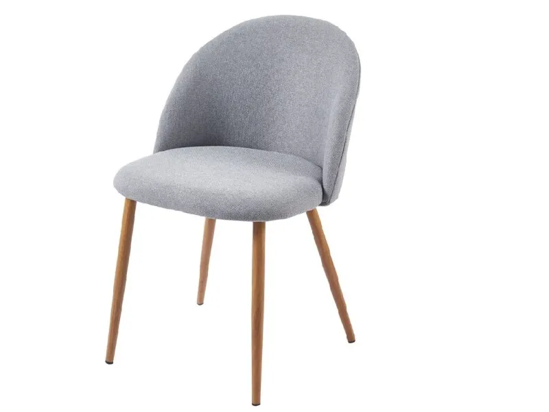 Silla MAYTE en Tela - Gris en Gris - Sillas, Uruguay | Finkel