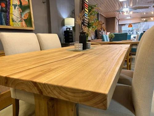 Juego Comedor Madera Maciza Campo Ozark 140x85 4 Sillas A Eleccion en Madera natural - Mesas de comedor, Uruguay | Ozark Home, vista 6