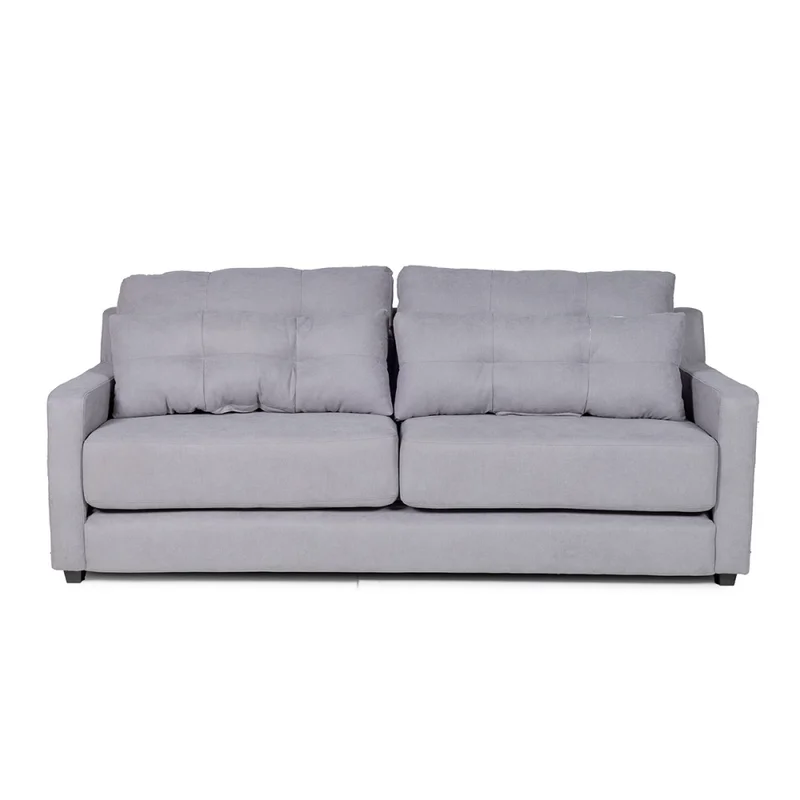 Sofá Cama Nizza - Tela Microfibra - 12074 (Ceniza) en Gris - Sillones y sofás, Uruguay | Nyr, vista 4