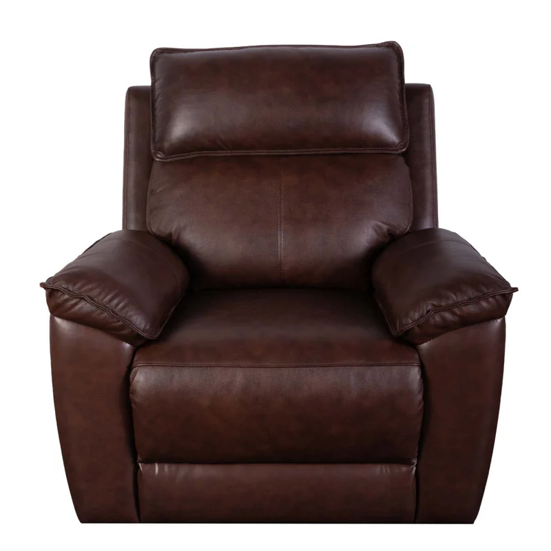 Recliner Eléctrico 1 Cuerpo Cuero-y-simil-cuero Marron Joshua en Marrón - Sillones y sofás, Uruguay | Divino, vista 4