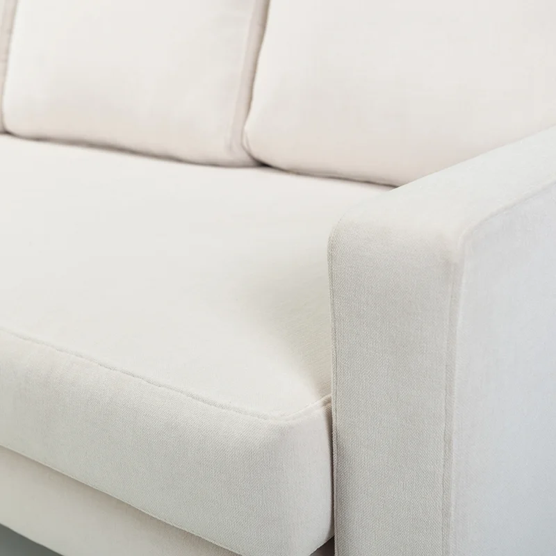 Sofá Argo - Tela Aquaclean - 2,5 cuerpos - A fabricar en Beige - Sillones y sofás, Uruguay | Nyr, vista 4