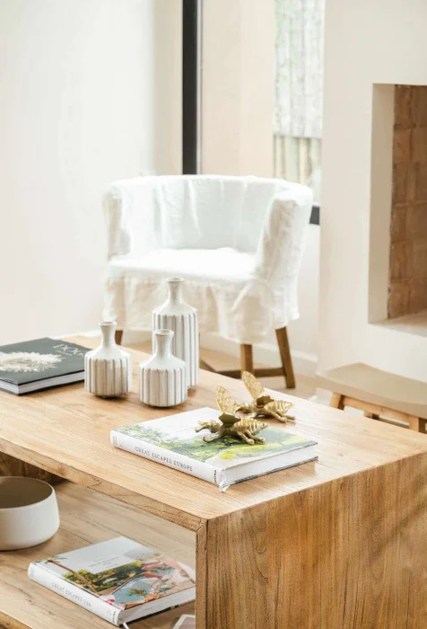 MESA CUBO - 1.20 X 0.65 en Madera natural - Mesas de living, Uruguay | La Iberica, vista 11