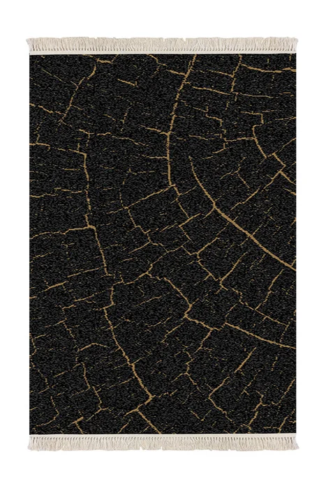 ALFOMBRA BOHO BHO/A697/X658/ 120X170 BLACK/COGNAC en Negro - Alfombras, Uruguay | Vinibel