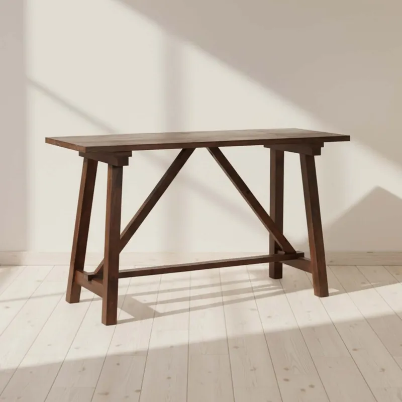 Consola/mesa De Arrime Living Madera-de-mango Marron Farm Castaño en Marrón - Mesas de living, Uruguay | Divino
