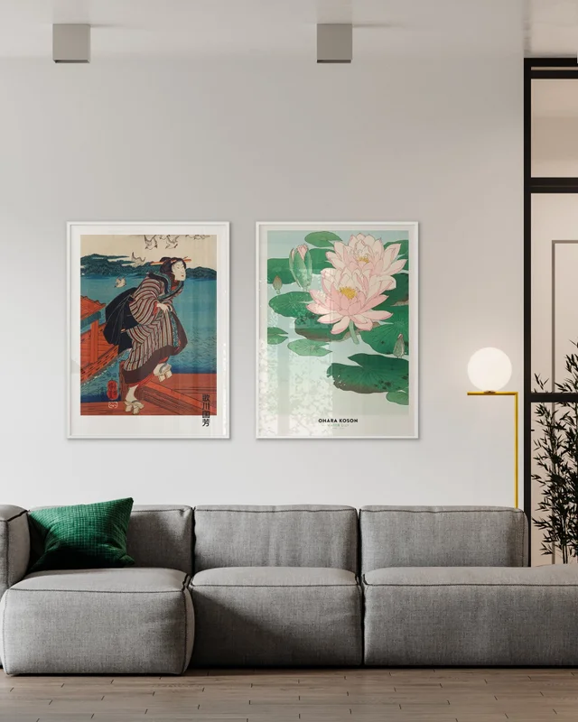 Kuniyoshi & Ohara Koson en Multicolor - Láminas, Uruguay | La Cuadrería, vista 3