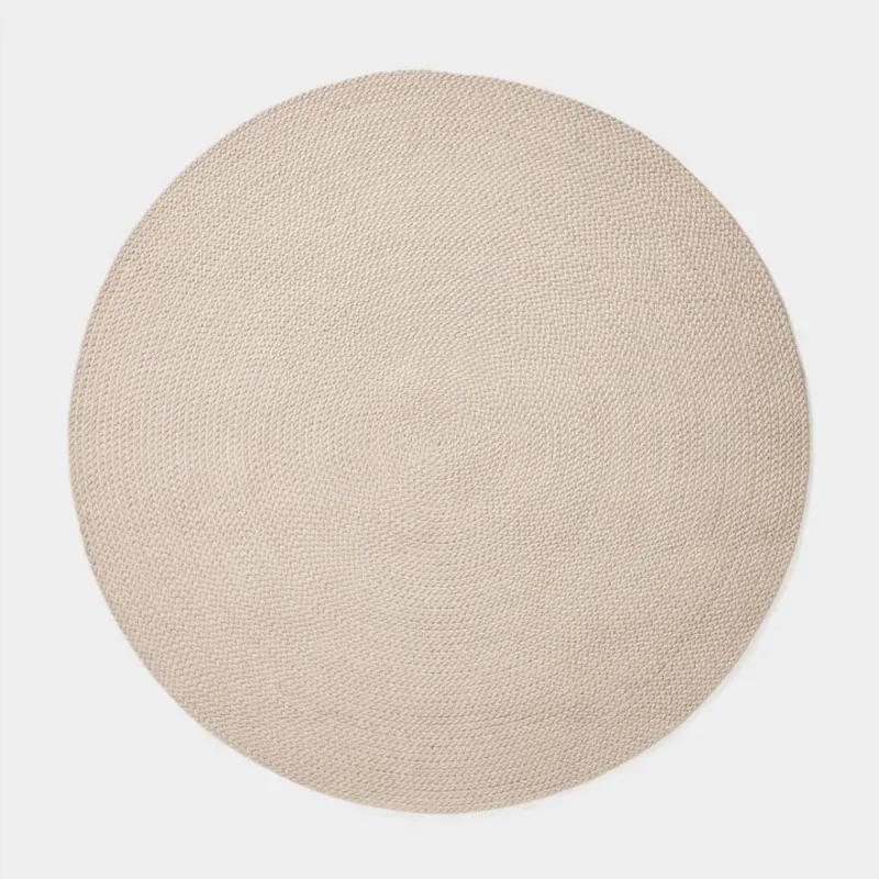 Alfombra Despas de fibras sintéticas crudo Ø200 cm. en Beige - Muebles para el exterior, Uruguay | Kavehome
