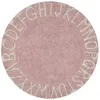 ALFOMBRA REDONDA POP 100CM ROSA LETRAS - Textiles, Uruguay | Decohogar, vista 1 de 2