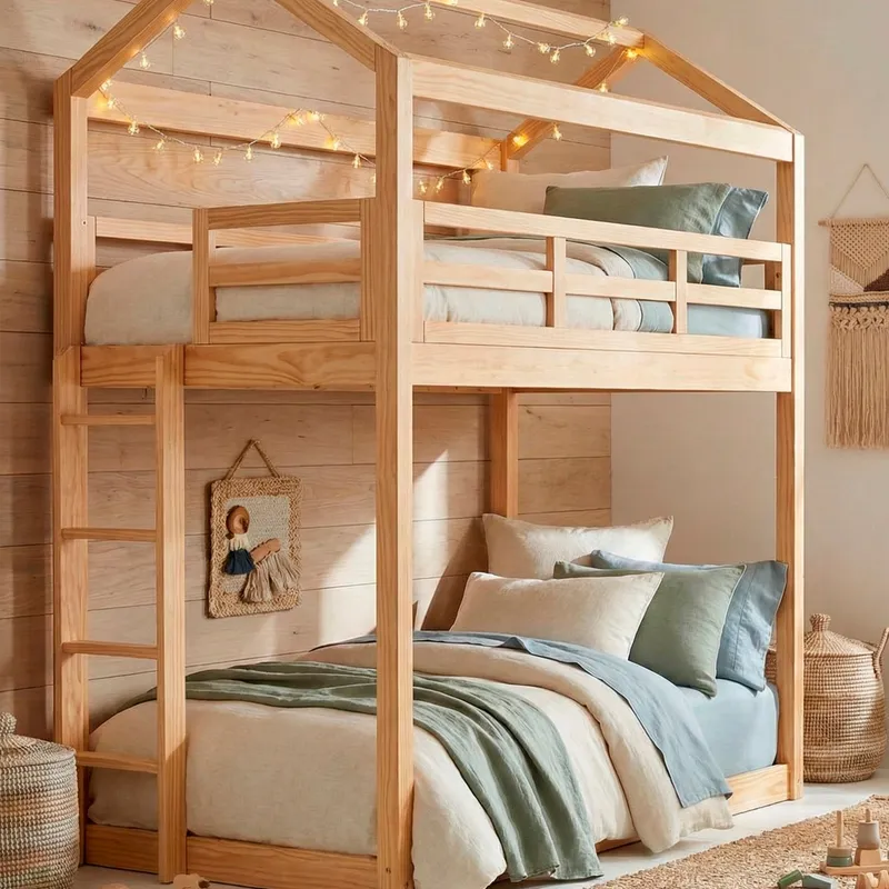 Cama Cucheta Paris en Madera natural - Dormitorio, Uruguay | Treehouse Deco
