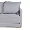 Sofá Cama Niki - Con mesa - Tela Rústica - 9910 (Lino Gris) en Gris - Sillones y sofás, Uruguay | NYR, vista 8 de 8