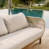 Sofá Catalina 3 plazas de cuerda - beige y madera maciza de acacia 170 cm FSC en Beige - Sillones y sofás, Uruguay | Kavehome, vista 3 de 10