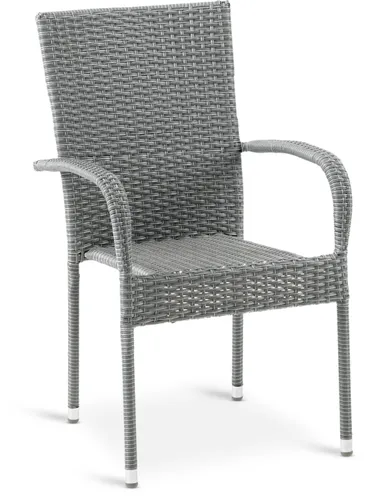 Silla apilable GUDHJEM gris en Gris - Muebles para el exterior, Uruguay | JYSK