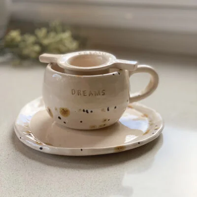Cápsula Dulce – Taza, Plato e Infusionador - Decoración, Uruguay | Dreams On Time, vista 5