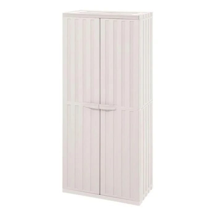 ARMARIO RIMAX GRANDE STARPLASTIC ALMENDRA 13216 en Blanco - Muebles para el exterior, Uruguay | Alfa Ventas