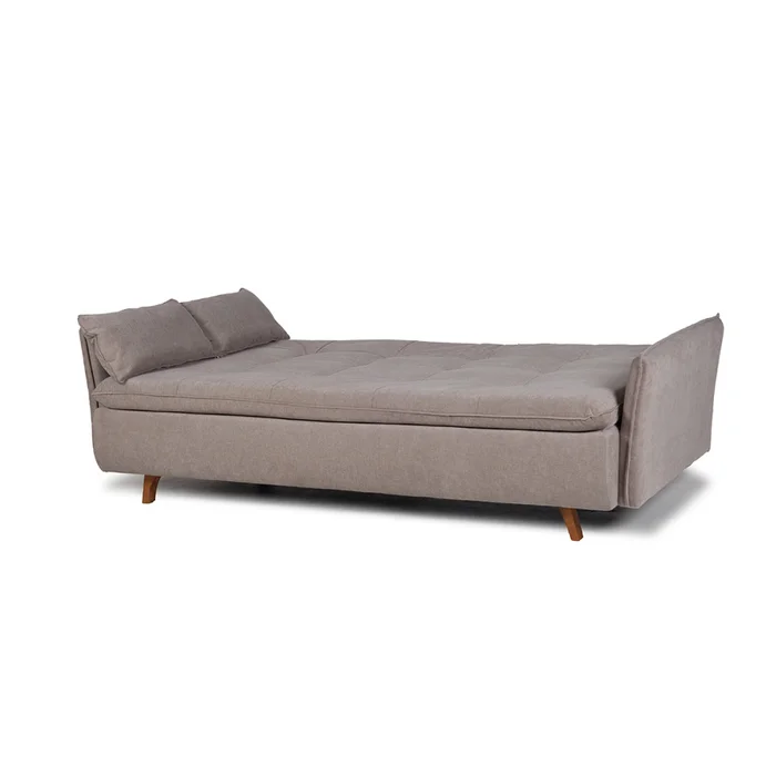 Sofá Cama Maira - C/Brazos - Tela Microfibra - 10287 (Tostado) en Marrón - Sillones y sofás, Uruguay | NYR, vista 2
