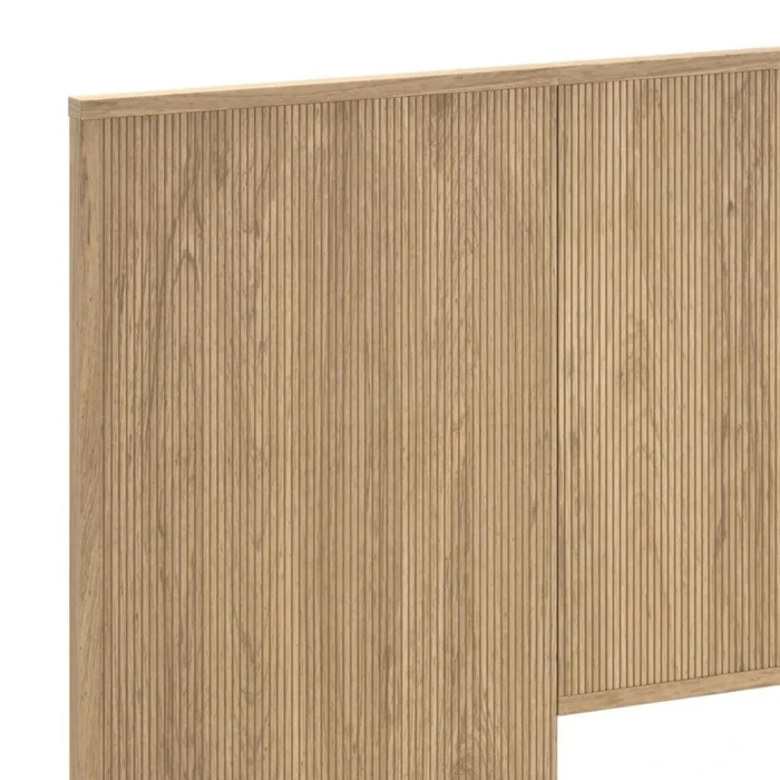 Respaldo - King continuo - Nordik - Text Frizz en Madera natural - Respaldos de cama, Uruguay | Ecowood, vista 3