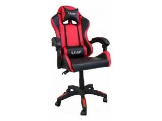 Silla de escritorio Gamer Roja en Rojo - Escritorios y sillas de escritorio, Uruguay | Que Sal Muebleria, vista 3