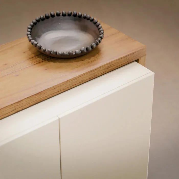 Aparador Buffet NORD 1.8 - Linea Nevada - Off White / Cinamomo - Mesas de arrimo, Uruguay | Ecowood, vista 2