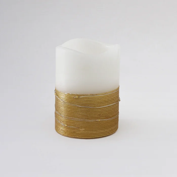 Vela Led Dorada en diseno-1 - Velas y Portavelas, Uruguay | Tiendas Montevideo, vista 2