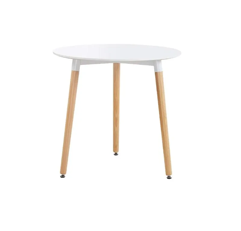Mesa Redonda EAMES Blanca en Blanco - Mesas de comedor, Uruguay | Finkel
