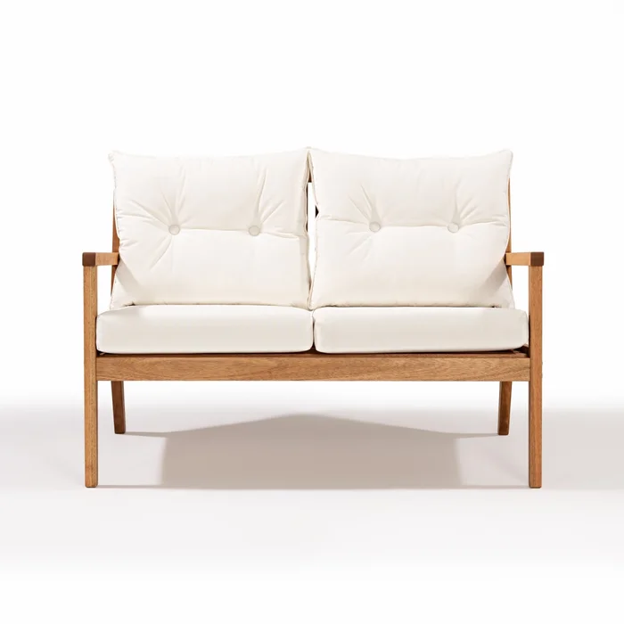 SOFA RIADE 2 LUGARES ACQUABLOCK CRUDO 117x75x81CM JATOBA - Muebles para el exterior, Uruguay | Vinibel, vista 2
