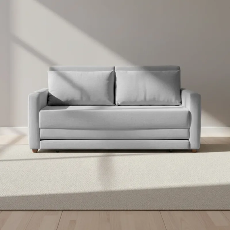 Sofa Tela-y-madera Gris London en Gris - Sillones y sofás, Uruguay | Divino