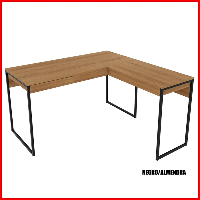 Escritorio esquinero con cajon – ME 4157 - Escritorios y sillas de escritorio, Uruguay | Punto Unión