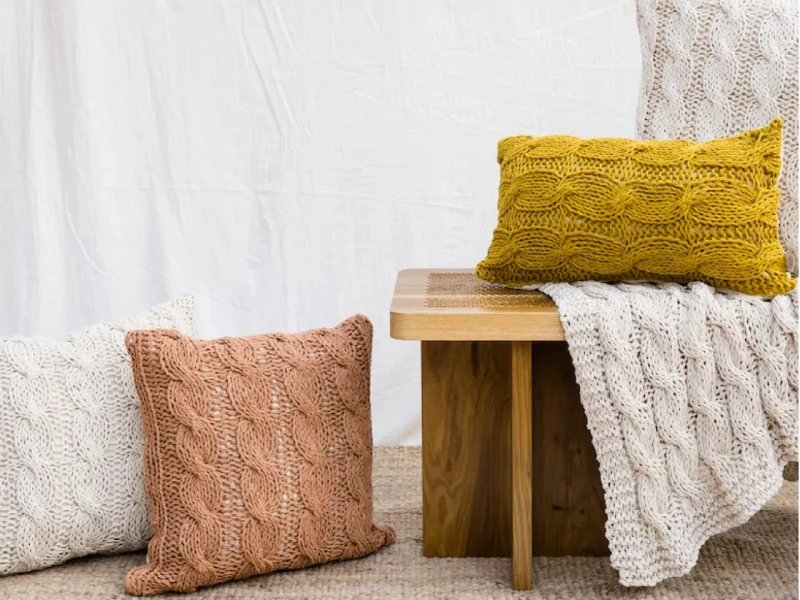 Almohadón Rombos - Textiles, Uruguay | Arquetipo, vista 3
