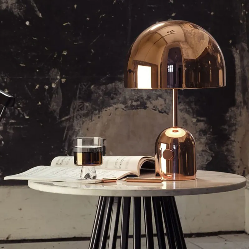 LUMINARIA DE MESA TABLE SMURF OCRE en Cobre - Lámparas de mesa, Uruguay | Viasono