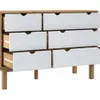 Comoda 6C Mel/Gris Linea Nordica en Madera Maciza - Cómodas, Uruguay | Que Sal Muebleria, vista 5 de 15